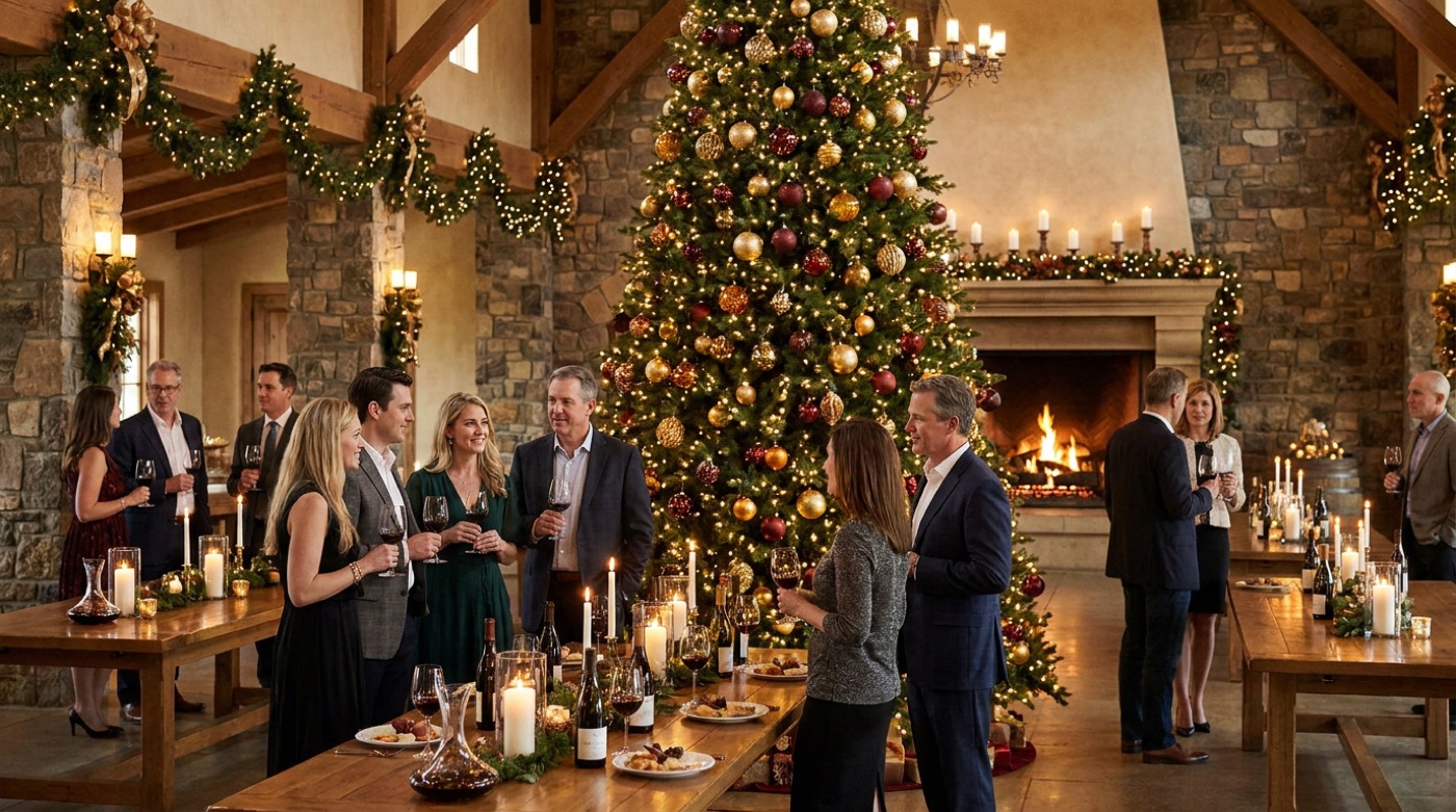 Festive Wine Country at Mission Hill