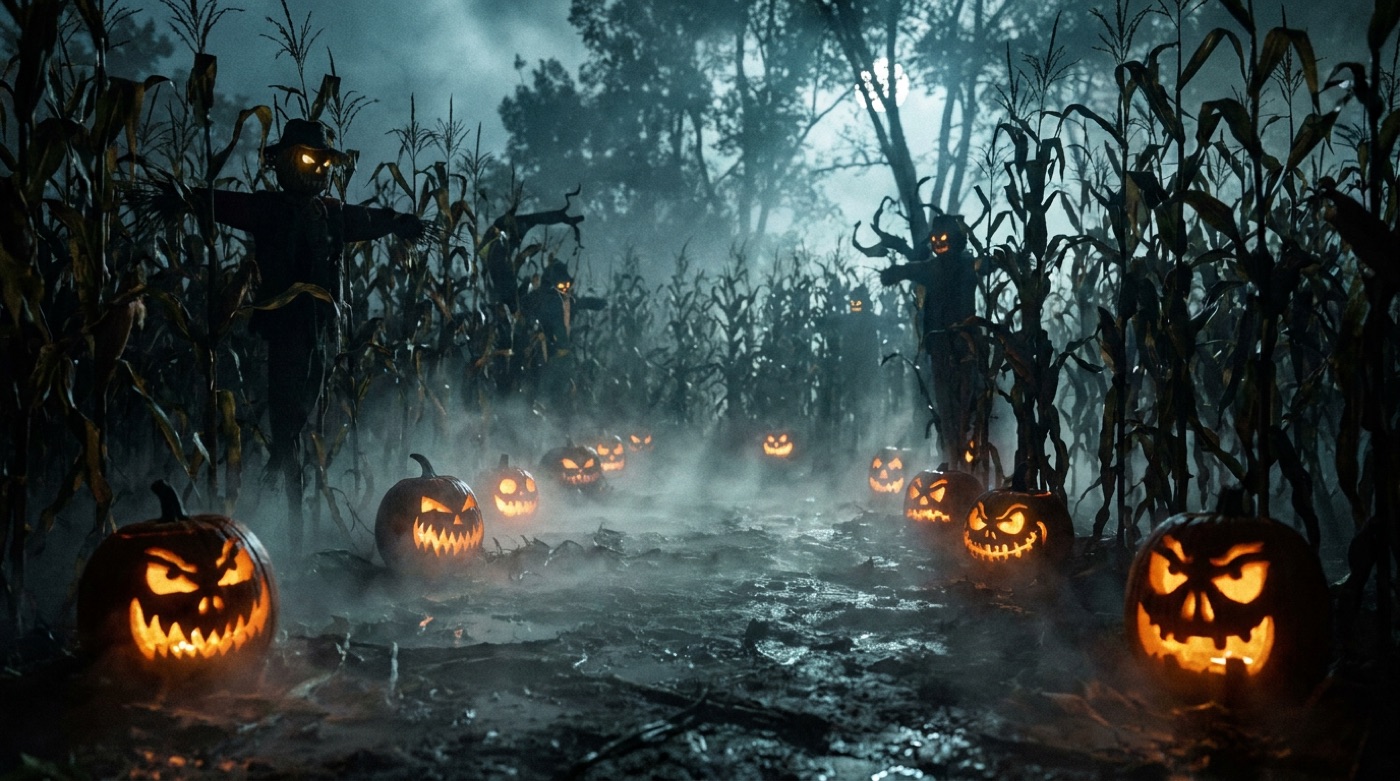 Kelowna Corn Maze — Haunted Night Maze