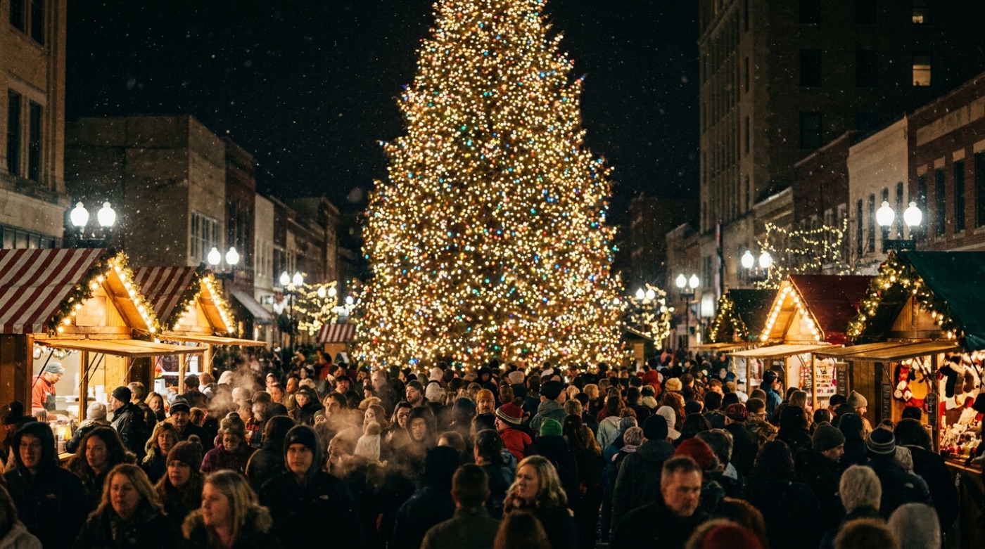 Downtown Kelowna Light Up & Winter Market