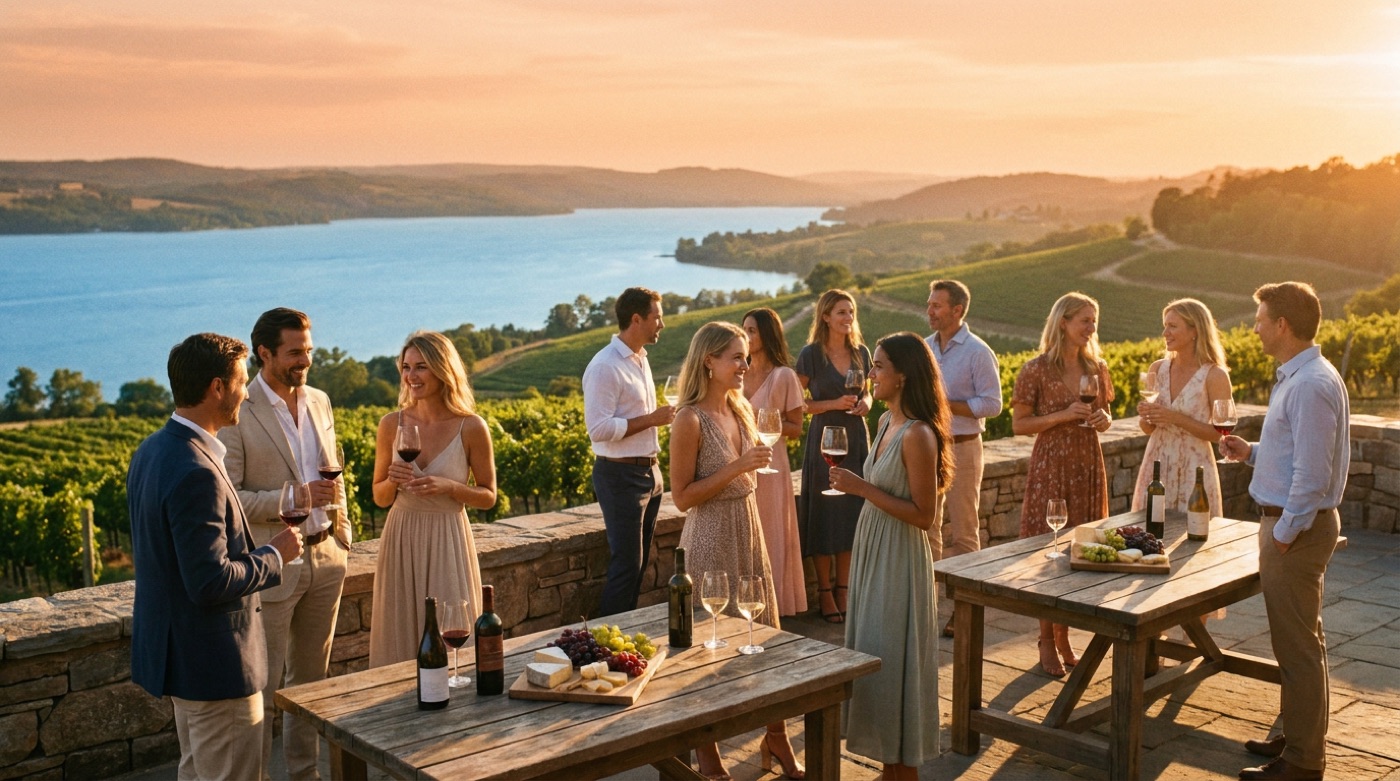 Sunset Sip — Outdoor Wine Tasting